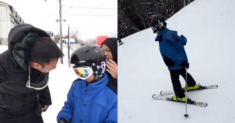 Jagonya Rafathar Main Ski di Jepang, Raffi Ahmad Bangga!